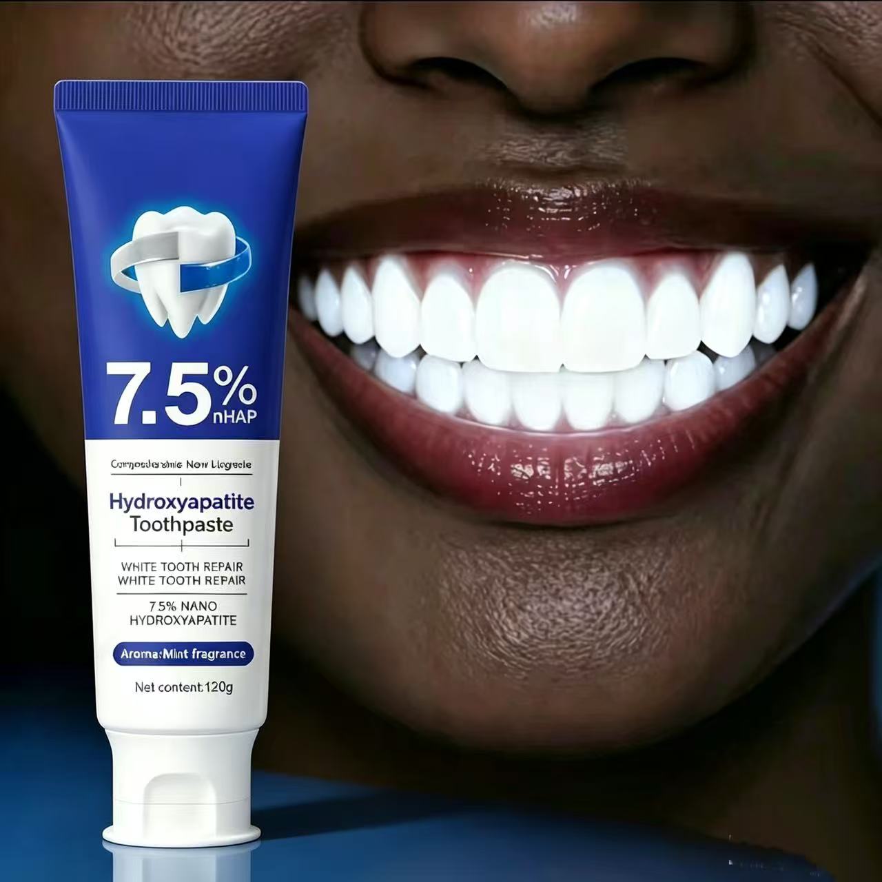Teeth Whitening Cream - Pasta Dental con 7.5% de Nano