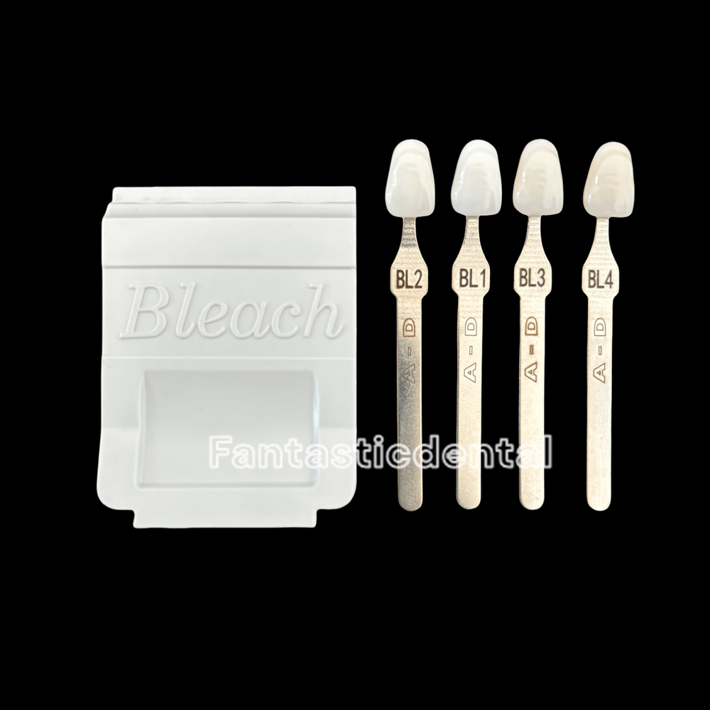 Guía de sombra blanqueada Dent - Teeth Whitening Flash reseña y precio