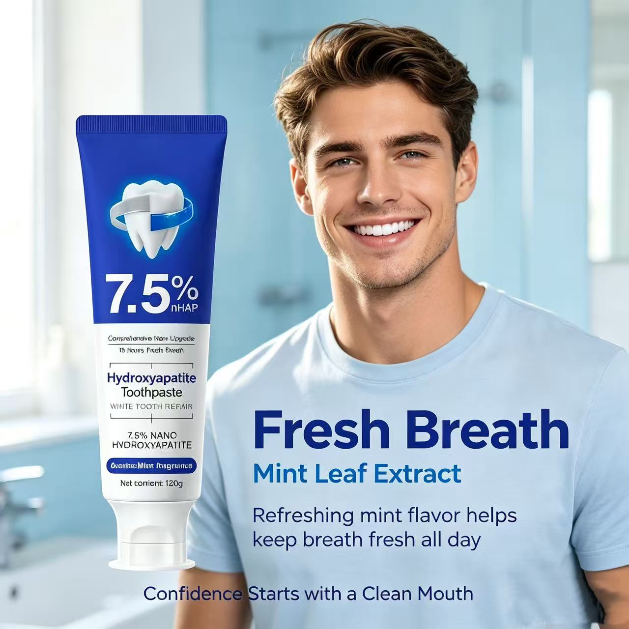 Pasta Dental con 7.5% de Nano  - Teeth Whitening Cream reseña y precio