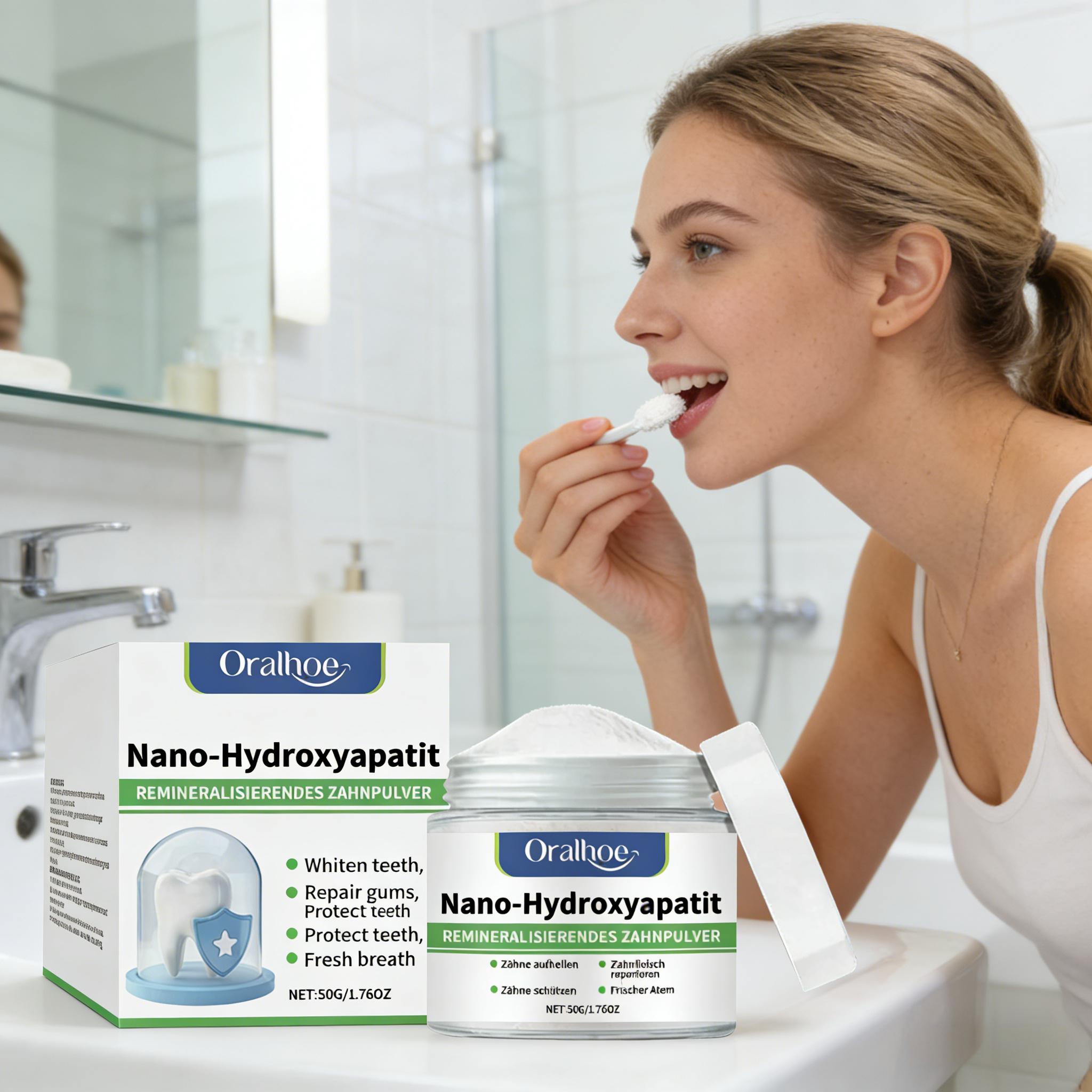 Polvo Dental Blanqueador Oralh - Teeth Whitening Flash reseña y precio