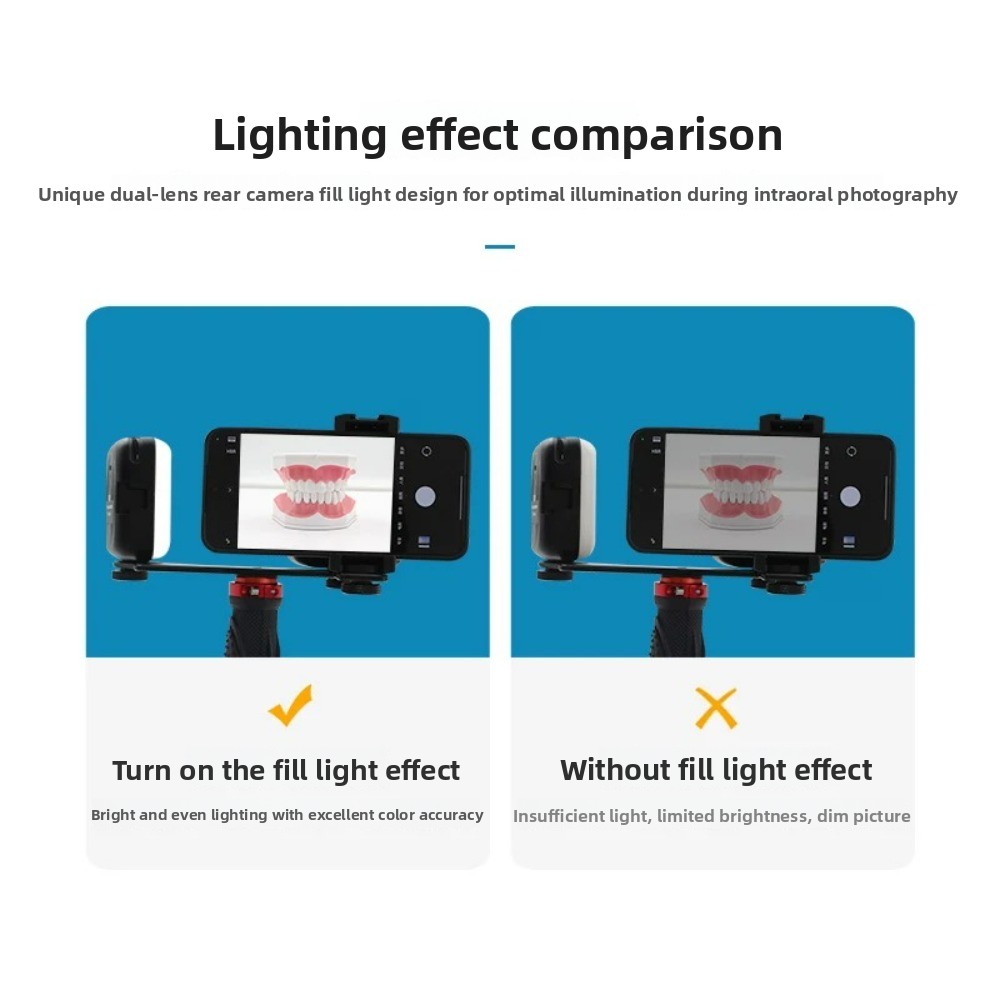 Luz de fotografía dental, flas - Teeth Whitening Flash reseña y precio