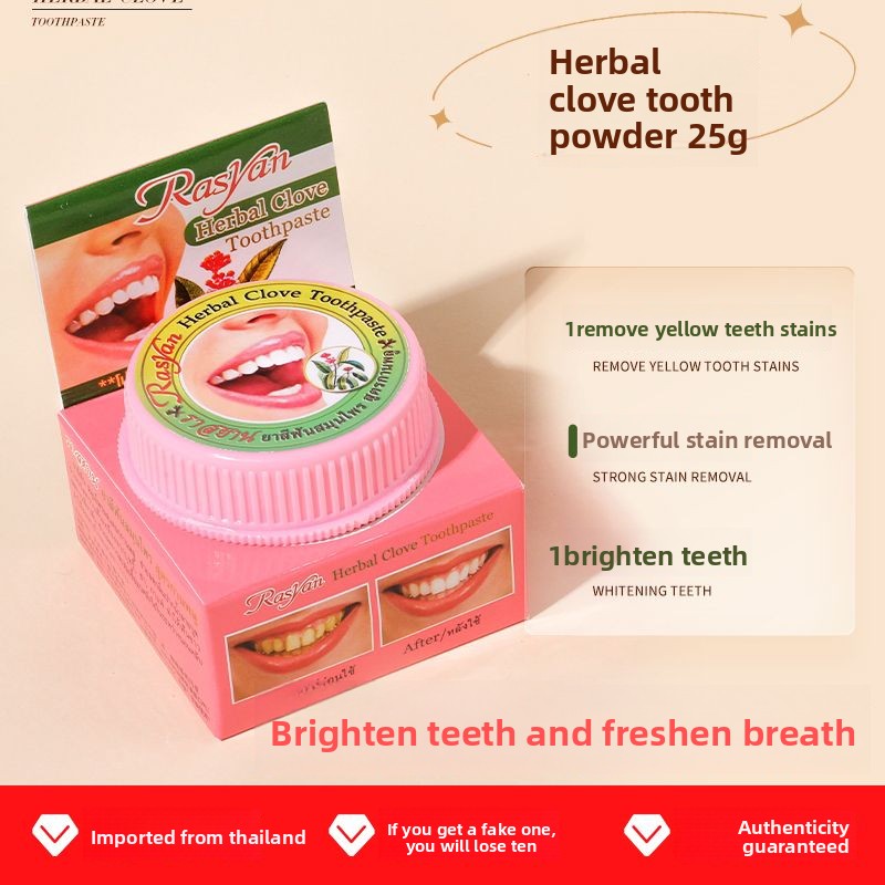 Polvo Dental Tailandés de Clav - Teeth Whitening Flash reseña y precio